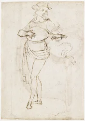 Recto: Ein Lautenspieler, WA1846.6